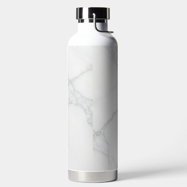 Botella De Agua Mármol Blanco (Izquierda)