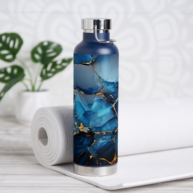 Botella De Agua Mármol moderno (Yoga)