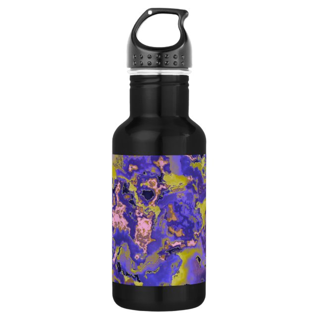 Botella De Agua Mármol Radioactivo (Anverso)