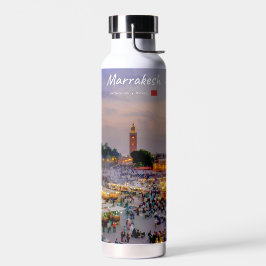 Botella De Agua Marrakech, Marruecos - Plaza Jemaa el Fnaa