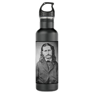 Botella De Agua Marshal Wild Bill Hickok Antiguo Cañero Occidental