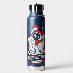 Botella De Agua MARVIN EL MARCIANO™ Gráfico "Odio el Fútbol"