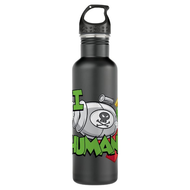 Botella De Agua MARVIN THE MARTIAN™ I Laser Humans (Anverso)
