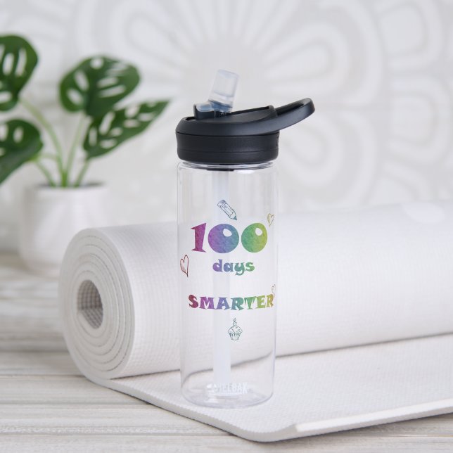 Botella de agua más inteligente de 100 días - Escu (Yoga (girado))