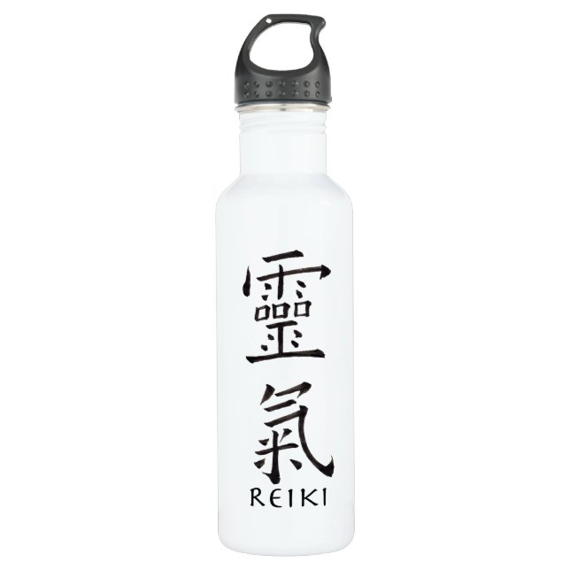 Botella De Agua Masaje, Yogi y Reiki (Anverso)