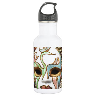 Botella De Agua Máscara de Carnaval Decorativa