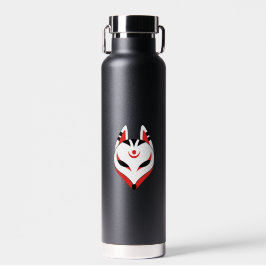 Botella De Agua Máscara de zorro Kitsune japonés
