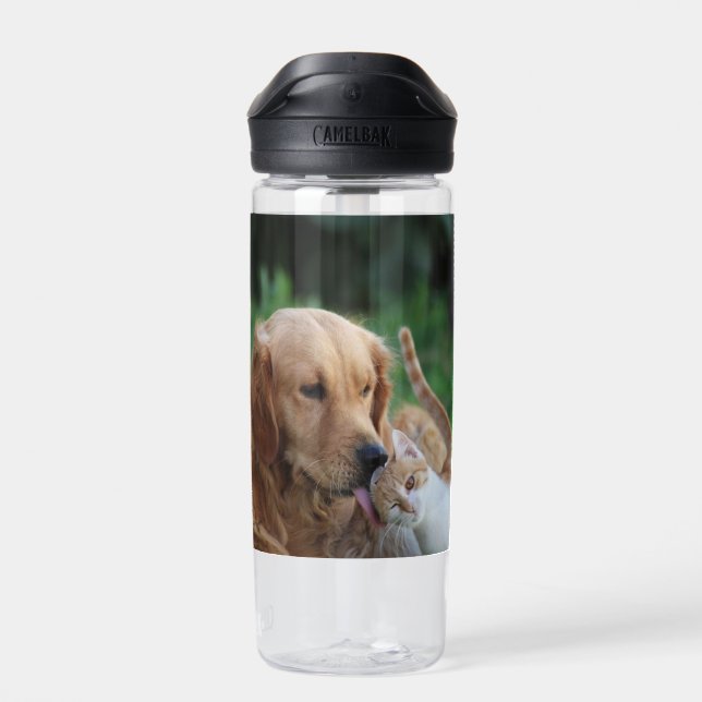 Botella de agua Mascota personalizada (Atrás)