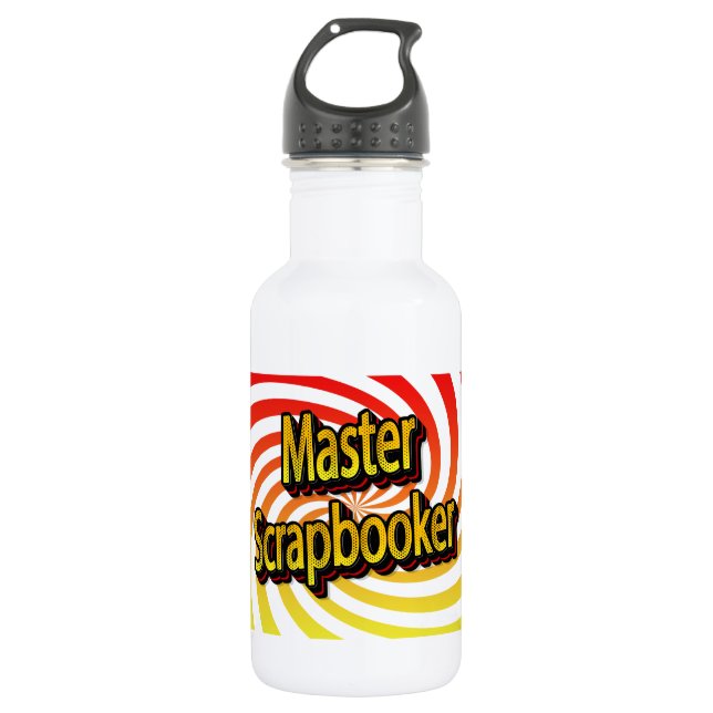 Botella De Agua "Master Scrapbooker" (Anverso)