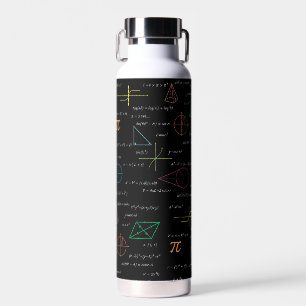 Botella De Agua Matemáticas coloridas Ecuaciones Math Formulas