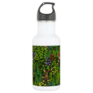 Botella De Agua Materiales y plantas de madera