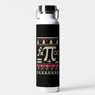 Botella De Agua Math Ugly Navidades