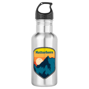 Botella De Agua Matterhorn Suiza Italia Sunrise