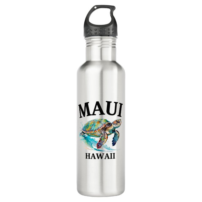 BOTELLA DE AGUA MAUI HAWAII (Anverso)
