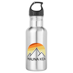 Botella De Agua Mauna Kea Hawaii Retro