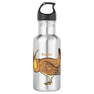 Botella De Agua Mayor ilustracion de personalizado de pollo de pra