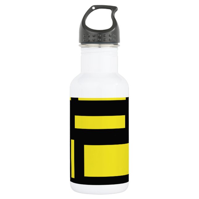 Botella De Agua Maze amarillo (Anverso)