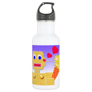 Botella De Agua Me amo, soy un bot