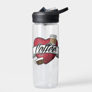 Botella De Agua Me encanta el café