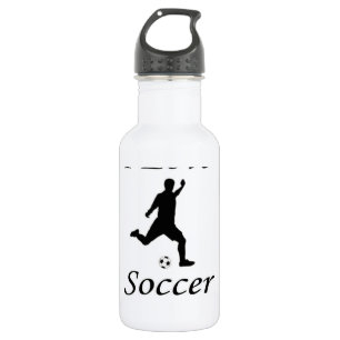 Botella De Agua Me encanta el fútbol
