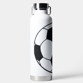 Botella De Agua Me encanta el fútbol (fútbol)