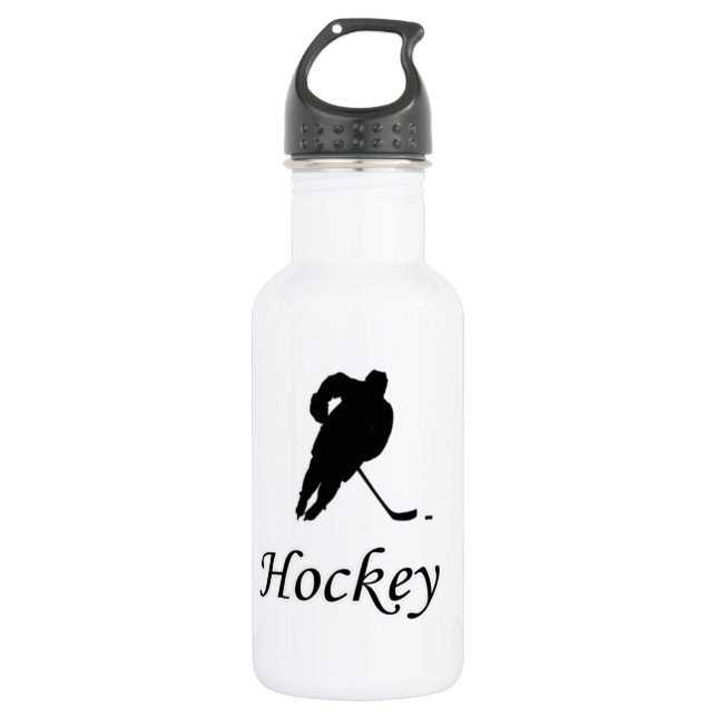 Botella De Agua Me encanta el hockey (Anverso)