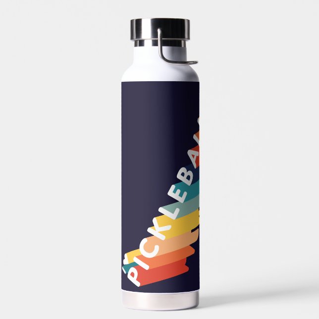Botella De Agua Me encanta el retro arcoiris de bola (Izquierdo)
