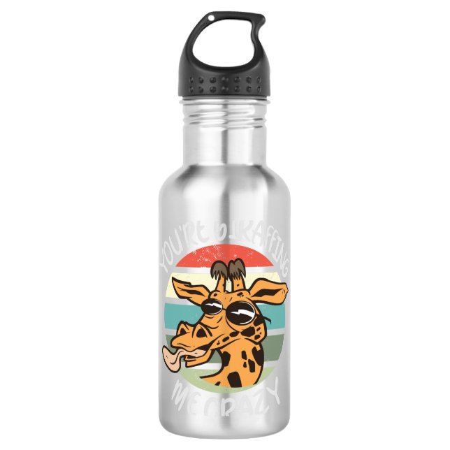 Botella De Agua Me estás girafando loco (Anverso)