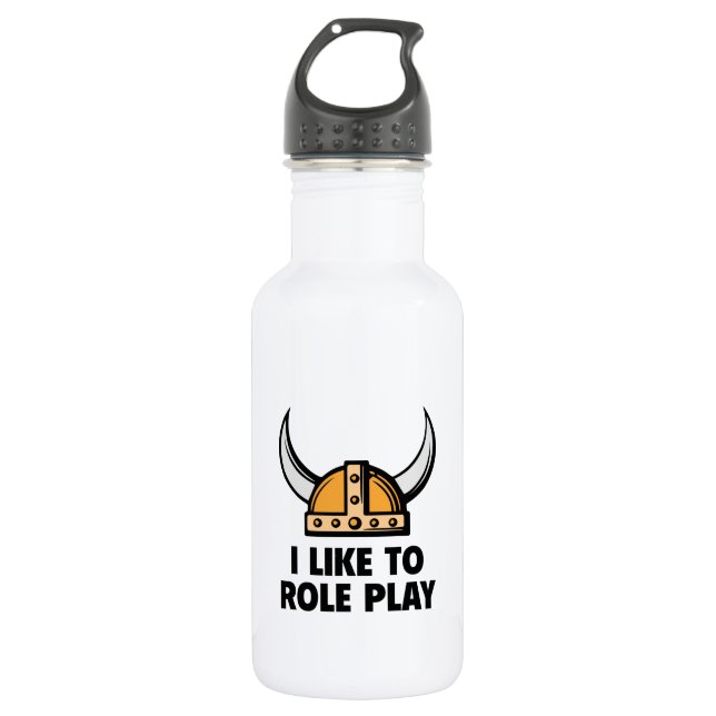 Botella De Agua Me Gusta El Juego De Rol (Anverso)