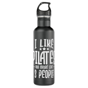 Botella De Agua Me Gustan Los Pilates Y Tal Vez Como 3 Personas Gi