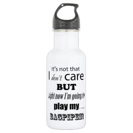 Botella De Agua Me importan los Bagpipes