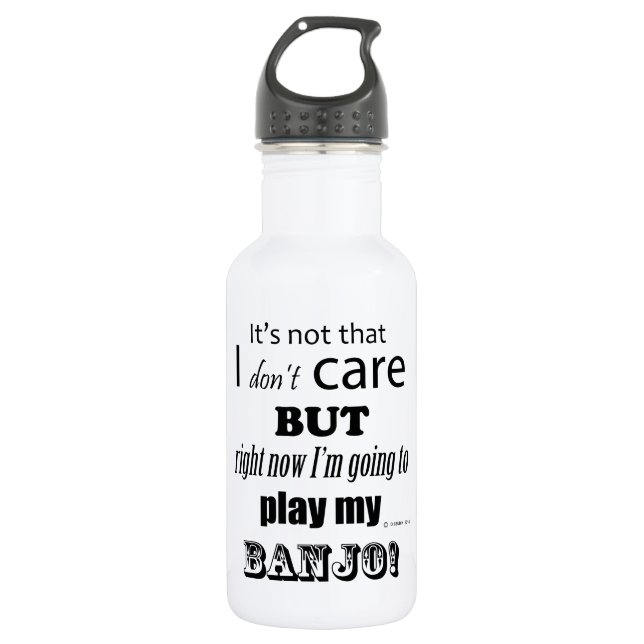 Botella De Agua Me Importo El Banjo (Anverso)