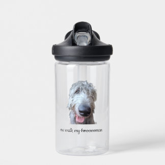 Botella de agua Me Paseo a Mi Hooooomano Lobo de I
