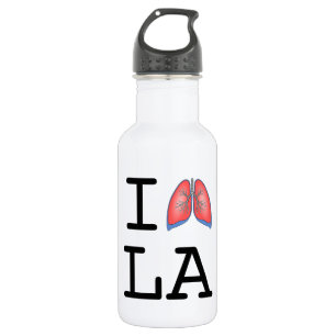 Botella De Agua Me Pulmón L.A. (Broma de la niebla tóxica de Los Á
