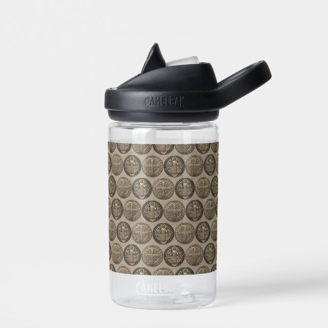 Botella De Agua Medalla de San Benito Tumbler (Izquierdo)