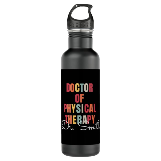 Botella De Agua Médica de DPT de Terapia Física Personalizada (Anverso)