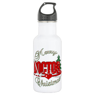 BOTELLA DE AGUA MÉDICA MERRY CHRISTMAS