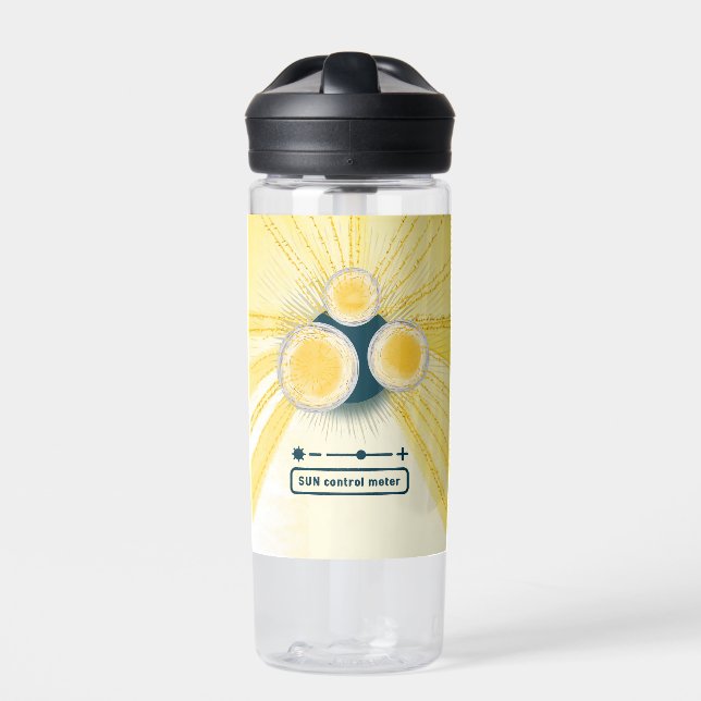 Botella De Agua medidor de control solar objet_3 (Delante)
