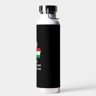 Botella De Agua Medio Irlandés Medio Italiano Toda Bandera America