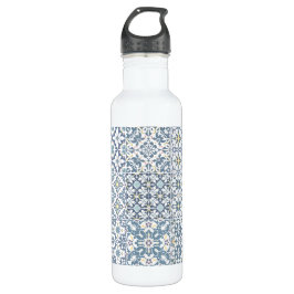 Botella De Agua Mediterranean Tiles, Moroccan, Majolica, Azulejo