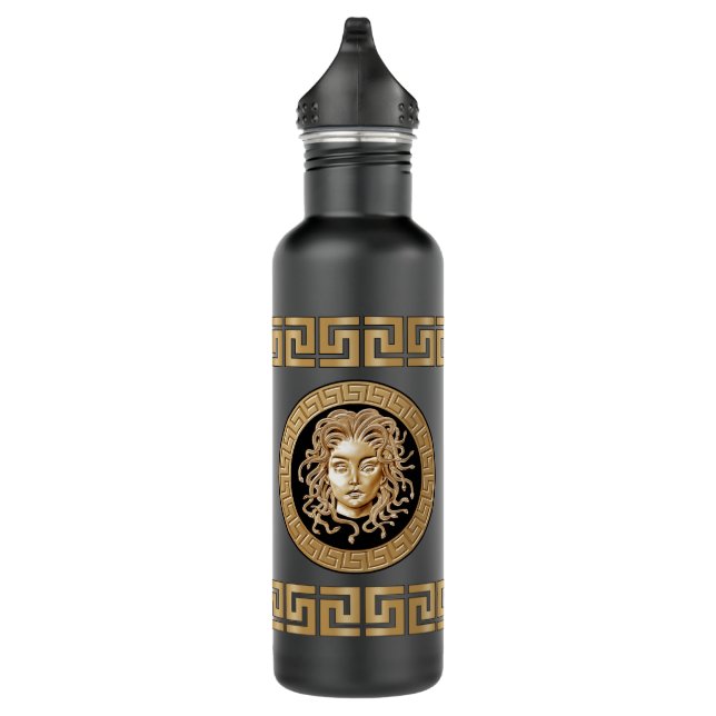 Botella De Agua Medusa Medallion Gold (Derecha)