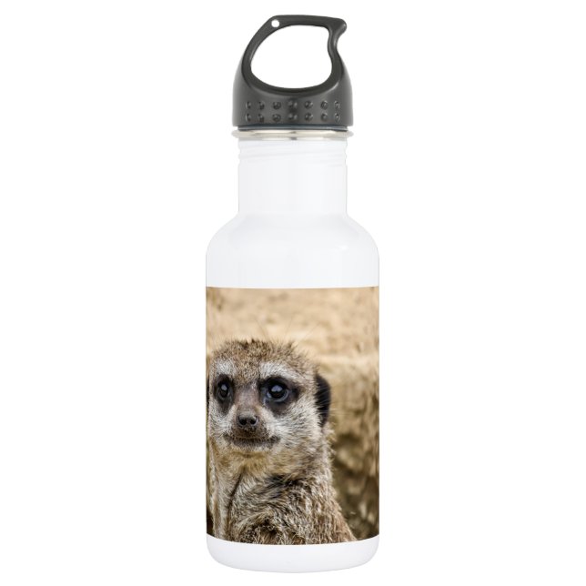 Botella De Agua Meerkat curioso (Anverso)