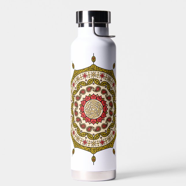 Botella De Agua Mehndi Fantasy Gold (Izquierdo)