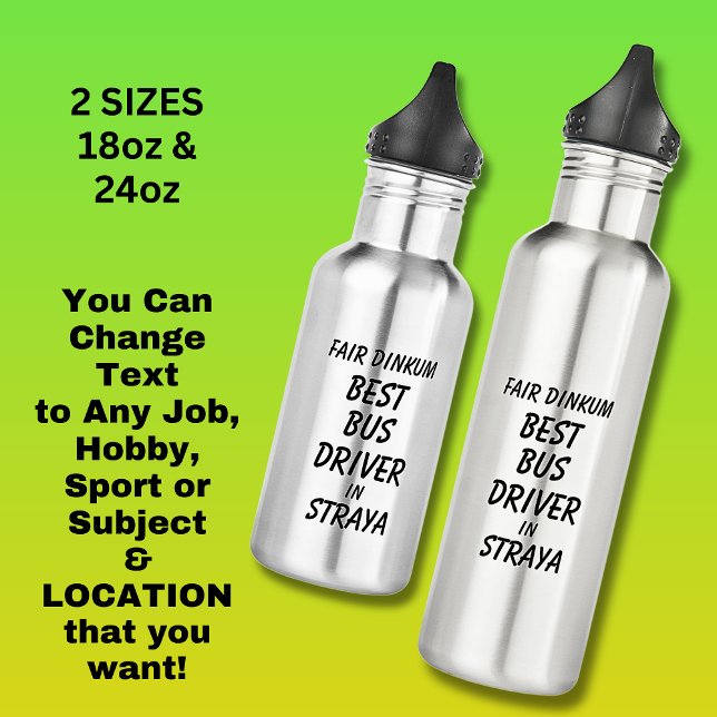 Botella De Agua Mejor BUS de Dinkum en Straya (Subido por el creador)