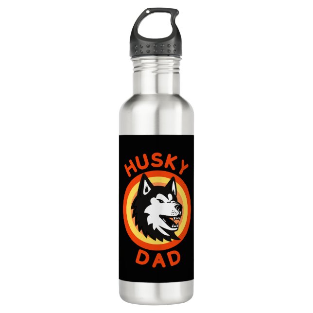 Botella De Agua Mejor Husky Siberiano, regalo de los amantes del p (Anverso)