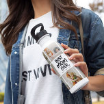 Botella De Agua "MEJOR MADRE DE LA HISTORIA" 14 Fotos<br><div class="desc">Crea el regalo perfecto para la madre más asombrosa de tu vida. Nuestra botella de agua de plantilla, fácil de usar, es más que una botella; es un tesoro de recuerdos. Este regalo único está embellecido con 14 fotos y una vibrante inscripción "MEJOR MOM JAMÁS" que puede ser alterada al...</div>