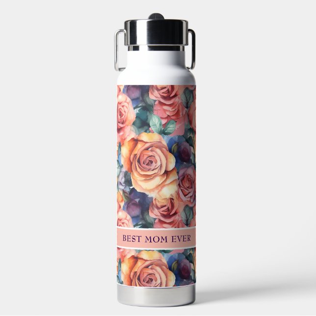 Botella De Agua Mejor Mamá De La Historia (Frente)