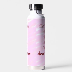 Botella De Agua Mejor mujer mamá esposa hija agregar nombre texto