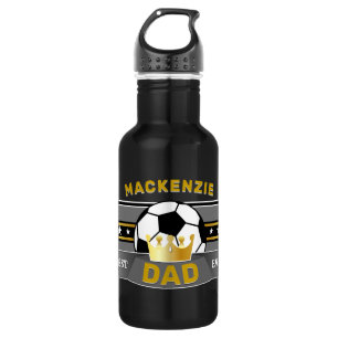 Botella De Agua Mejor PAPÁ de fútbol americano