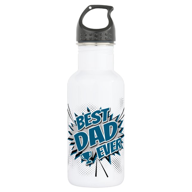 Botella De Agua Mejor Papá Nunca (Anverso)